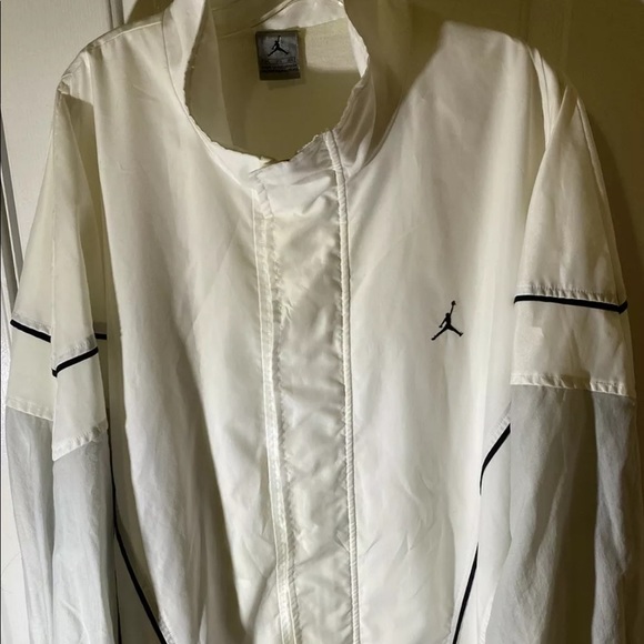 Jordan Other - JORDAN Men's Jacket Full-Zip White Gray Size 3XL